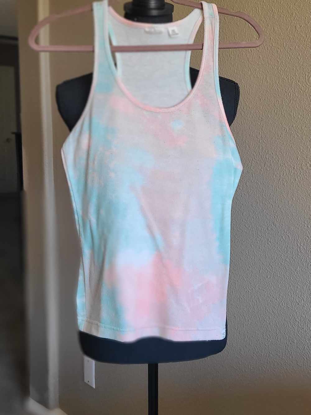 Roxy Pastel Tie-Dye Racerback Tank Top with Matching Longsleeve Pullover
